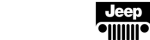 Jeep logo emblem on a white background
